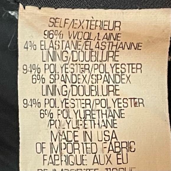 Theory Black Smooth Wool Academia Office Neutral Blazer Jacket NWOT Size 0 - Picture 10 of 14